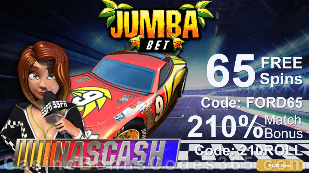 Jumba Bet 65 FREE Spins on Saucify Genii Nascash plus 210% Match Bonus New Players Super Deal