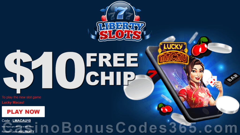 Liberty Slots 50 FREE Lucky Macau Spins New WGS Game No Deposit Deal