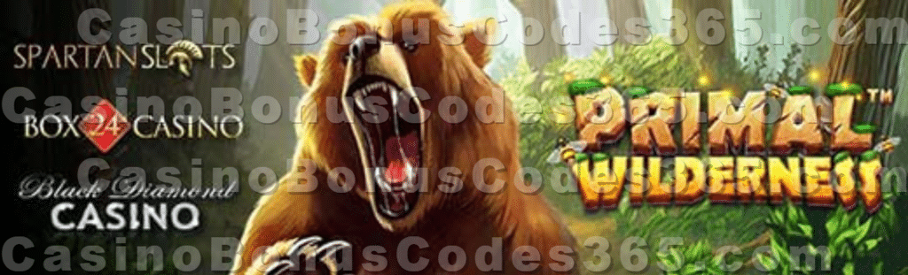 Box 24 Black Diamond Spartan Slots Primal Wilderness New Betsoft Game is LIVE