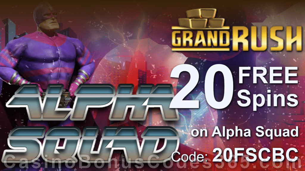 Grand Rush Casino Bonus Codes 365