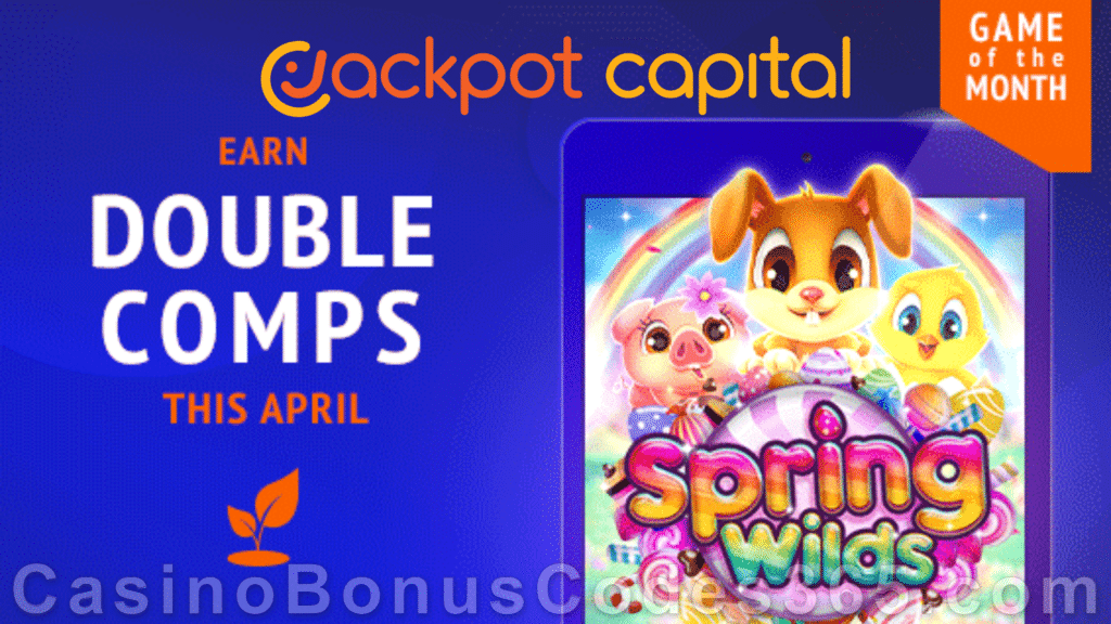 Jackpot Capital April Game of the Month RTG Spring Wilds Special Promo