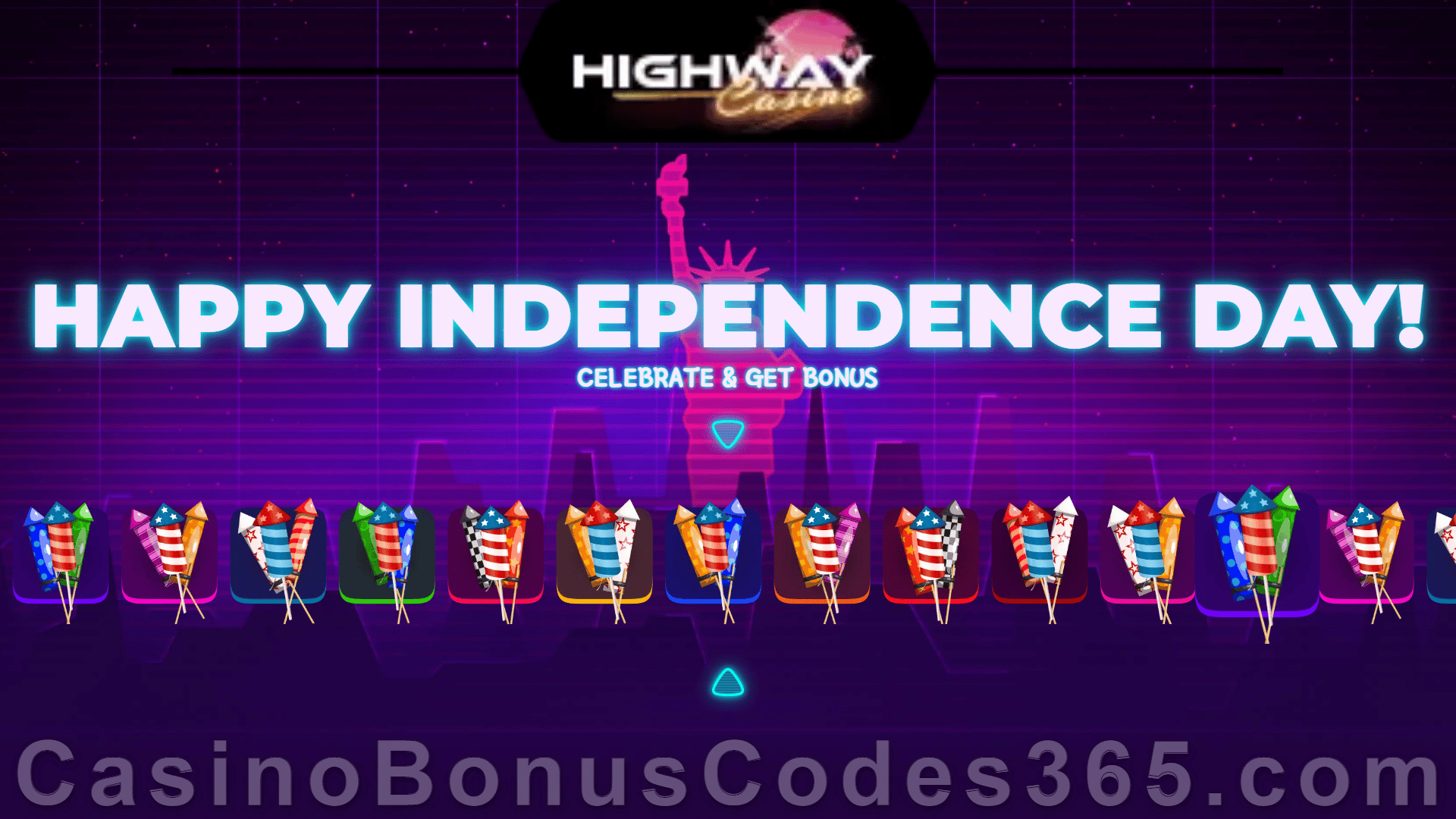 Highway Casino Amazing Happy Independence Day Offers RTG