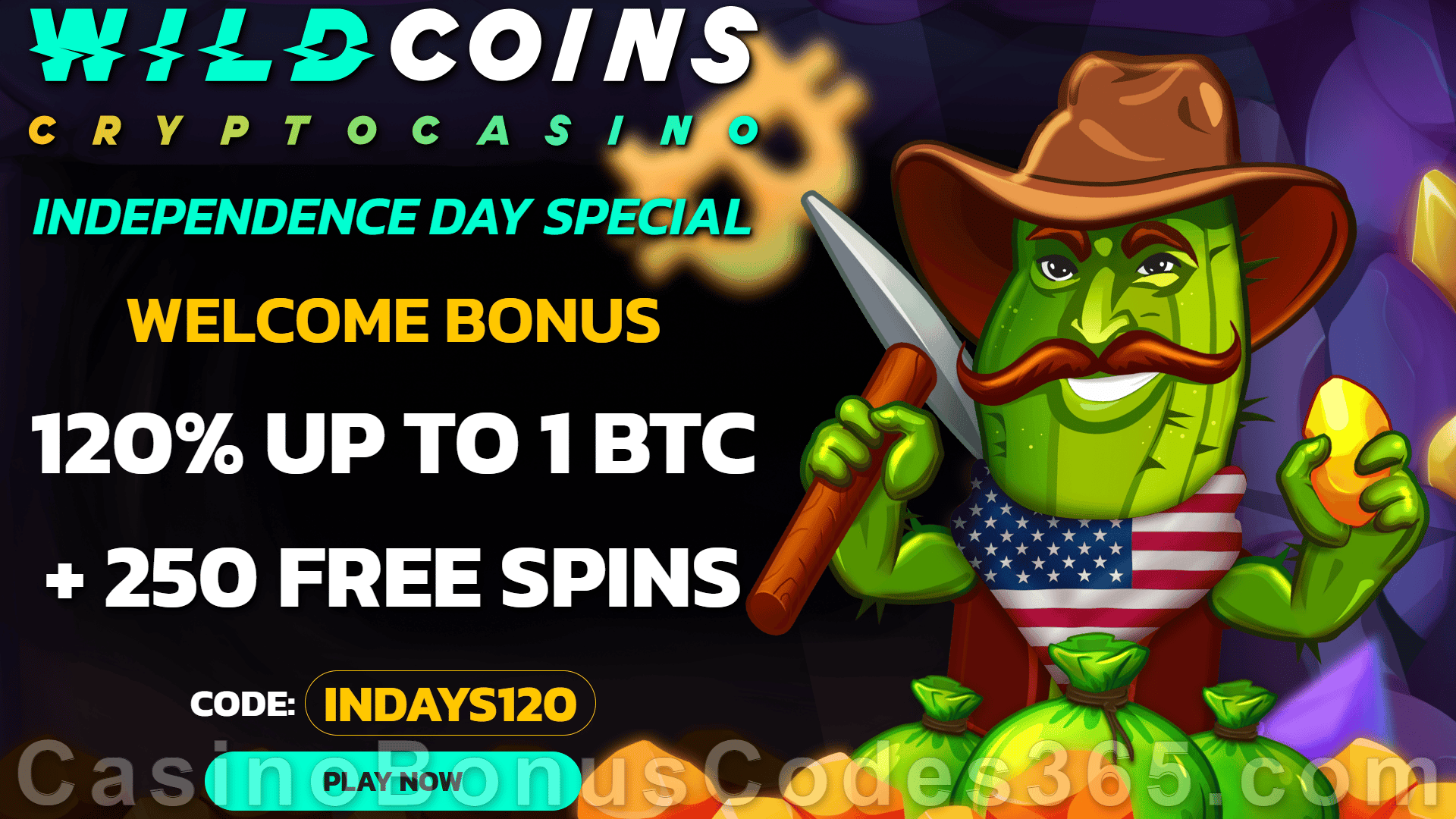 Wildcoins $1000 or 5BTC plus 200 FREE Spins New Players Sign Up Offer