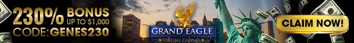 Grand Eagle Casino 230% Match Exclusive All Players Deposit Bonus