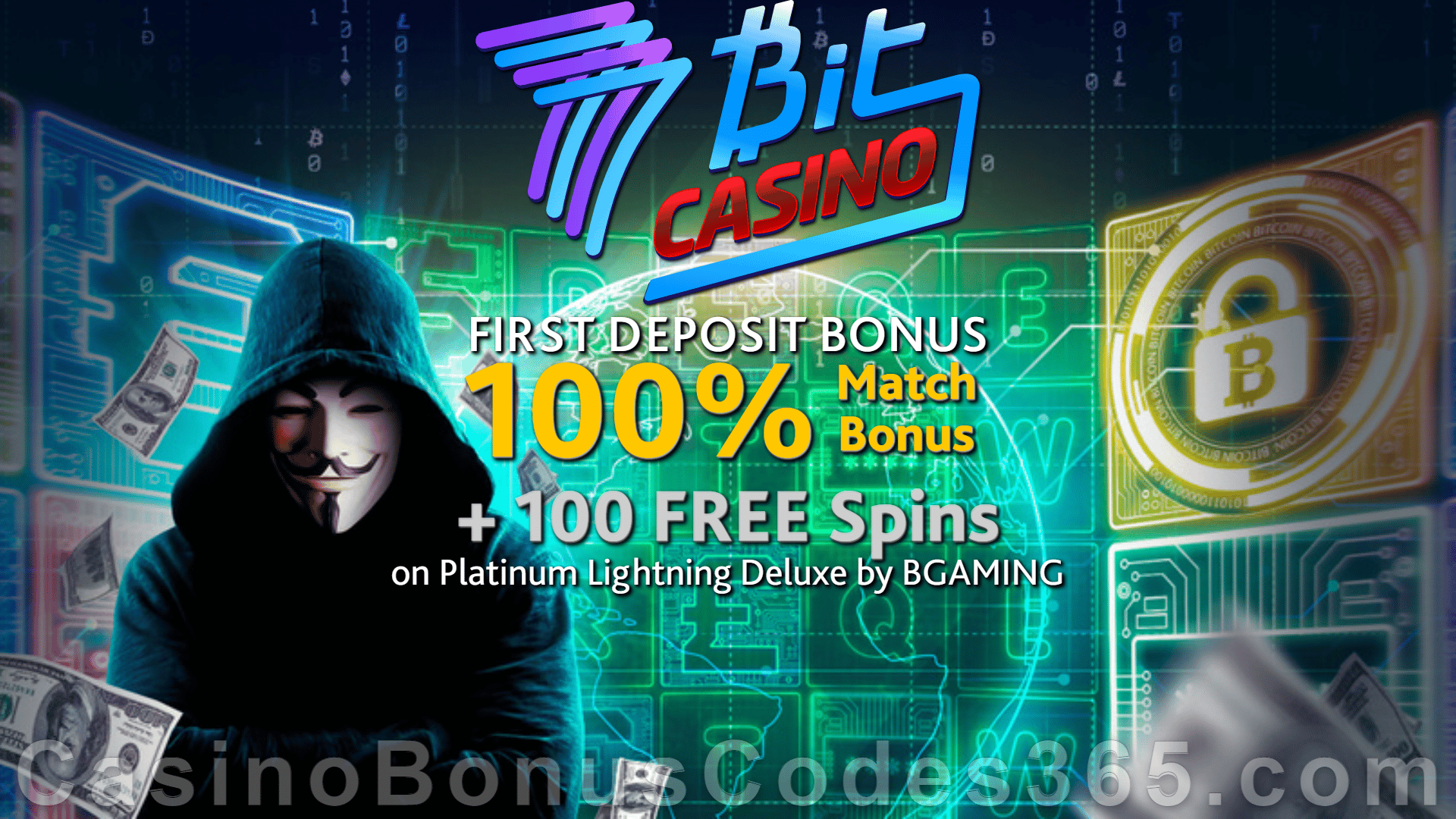 7BitCasino 5 BTC plus 100 FREE Spins Bitcoin Welcome Bonus