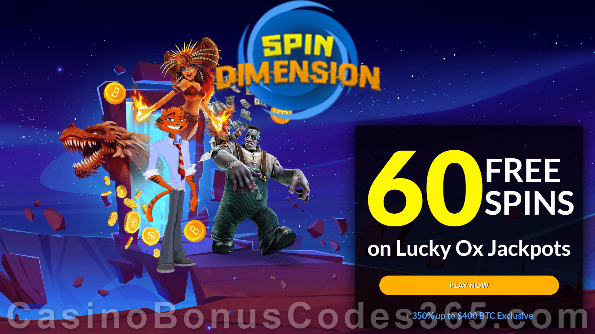 spin dimension no deposit bonus codes