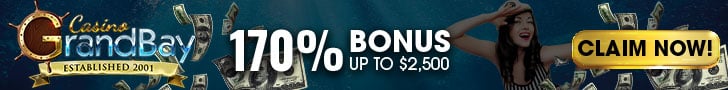 Casino Grand Bay 65 FREE Saucify Return of Ra Spins plus 180% Match Bonus Special Offer