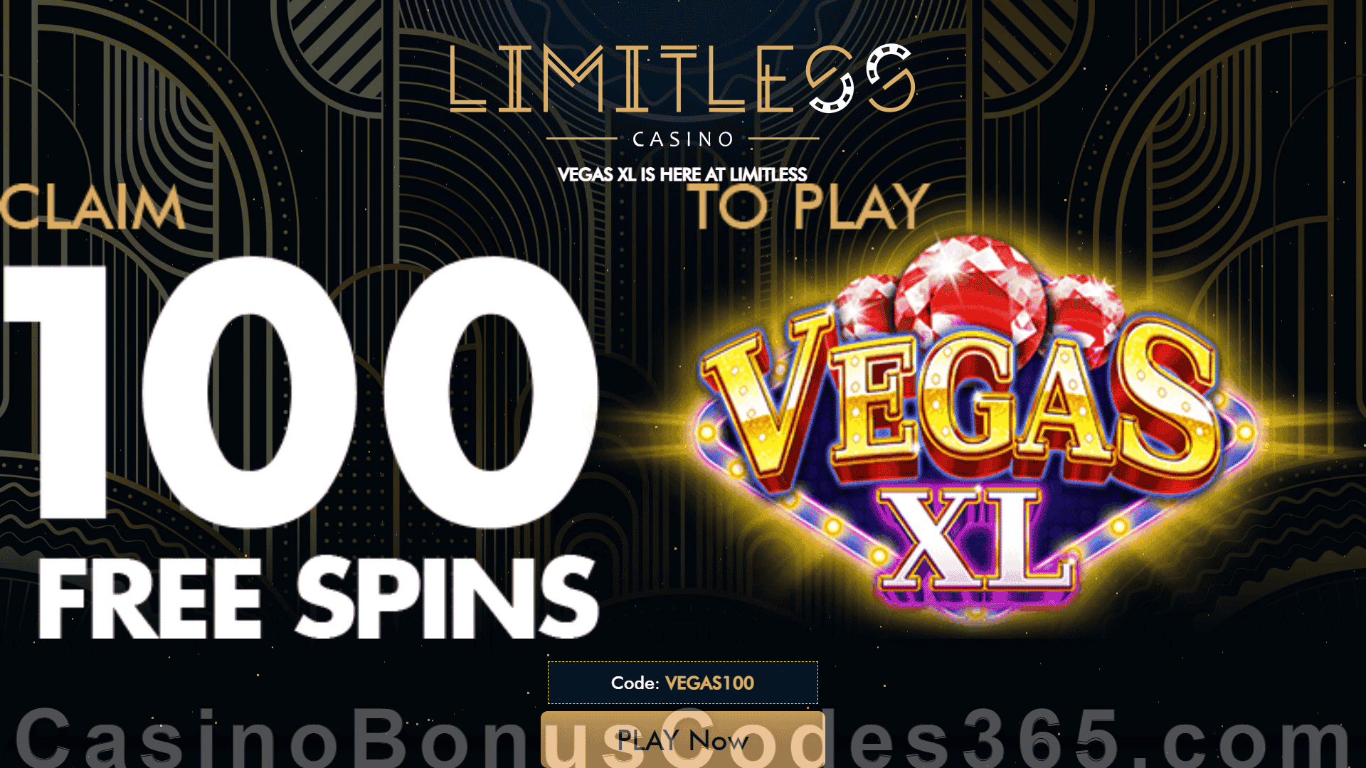 Limitless Casino Exclusive 100 FREE Count Cashtacular Spins RTG Game No