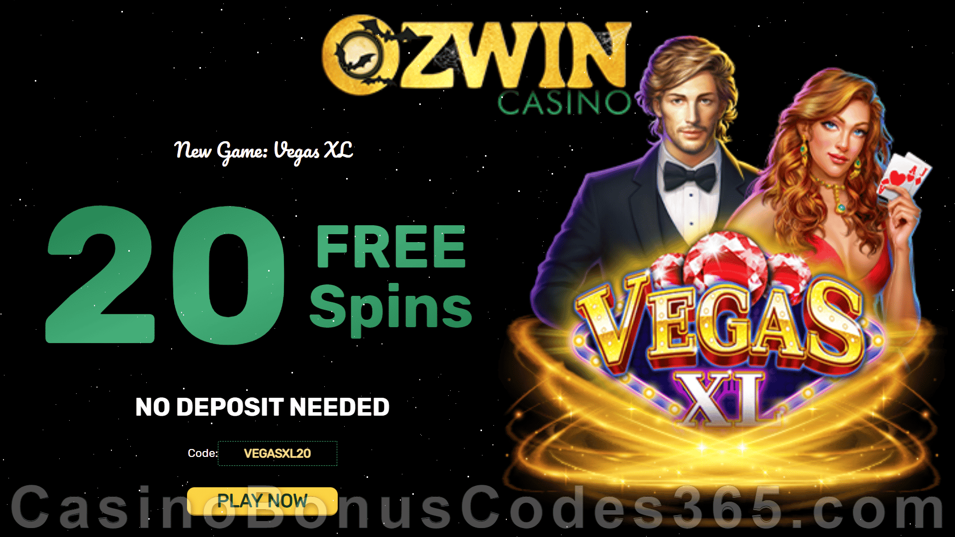 Ozwin Casino 20 FREE Spins on RTG Vegas XL Special RTG Pokies No Deposit Sign Up Reward