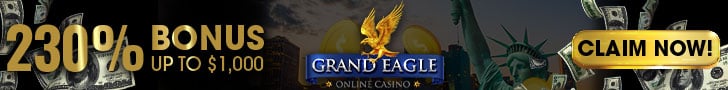 Grand Eagle Casino 230% Match Exclusive All Players Deposit Bonus