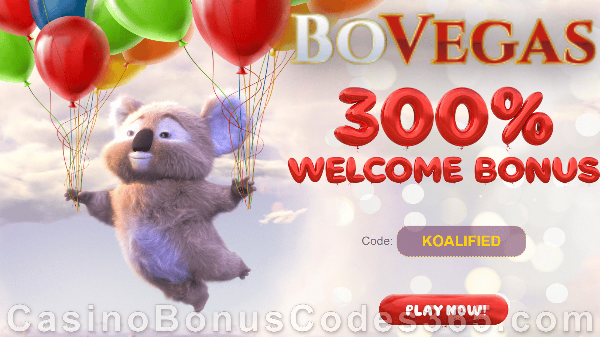 BoVegas 300% Match Welcome Bonus