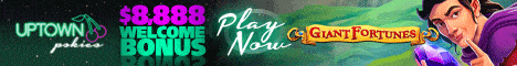 Uptown Pokies $10 FREE Chips plus 250% Bonus