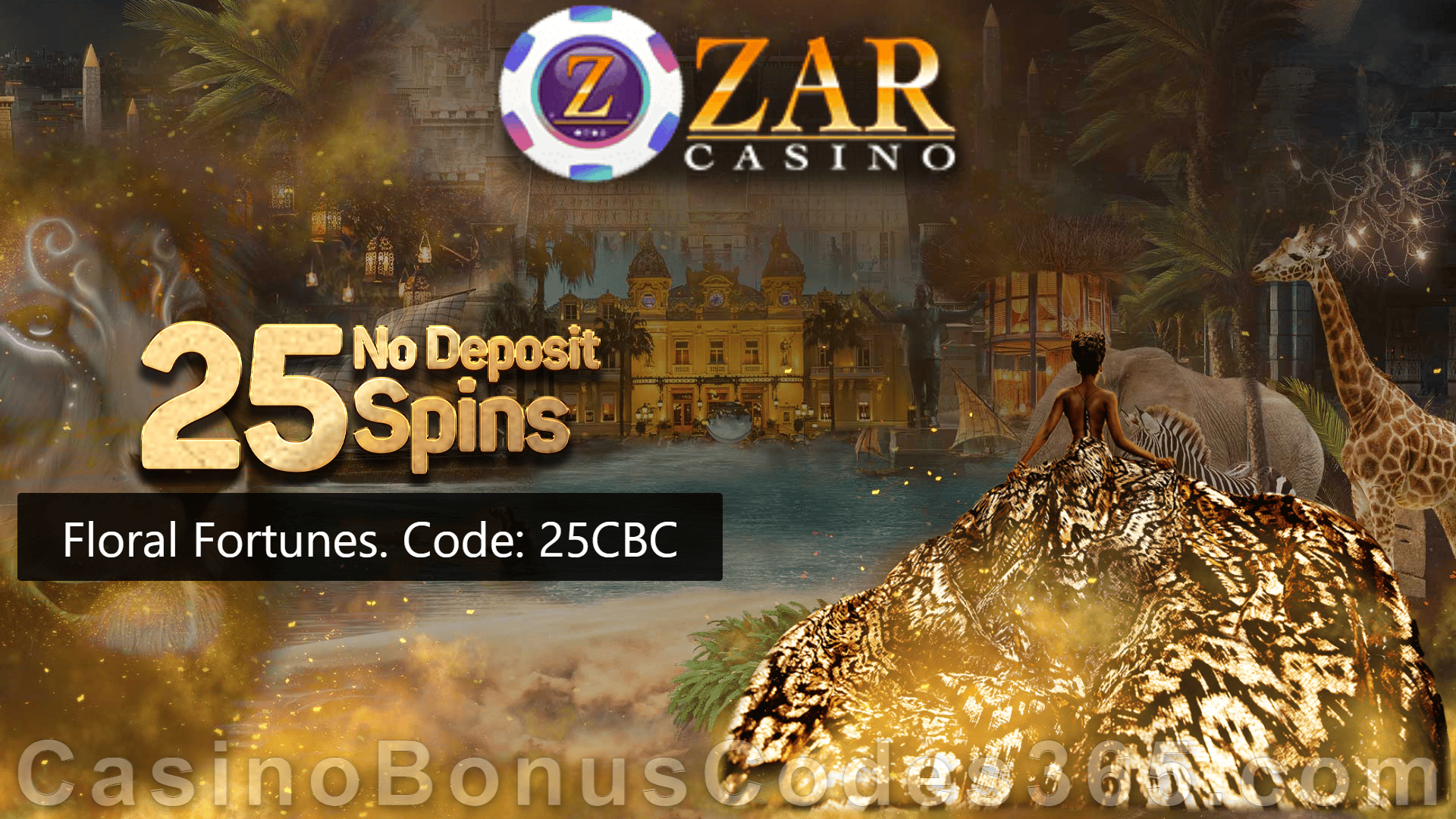 ZAR Casino 25 Saucify FREE Spins on Floral Fortunes Exclusive No Deposit New Players Offer