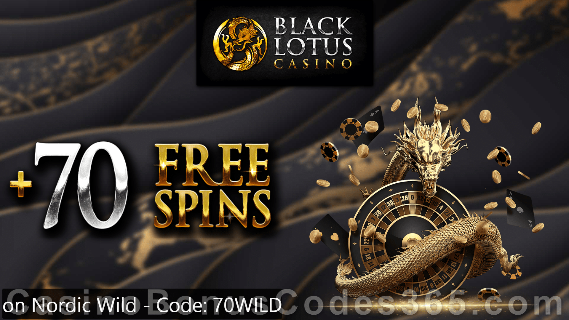 Black Lotus Casino 50 FREE Spins on Saucify Nordic Wild Exclusive Deal