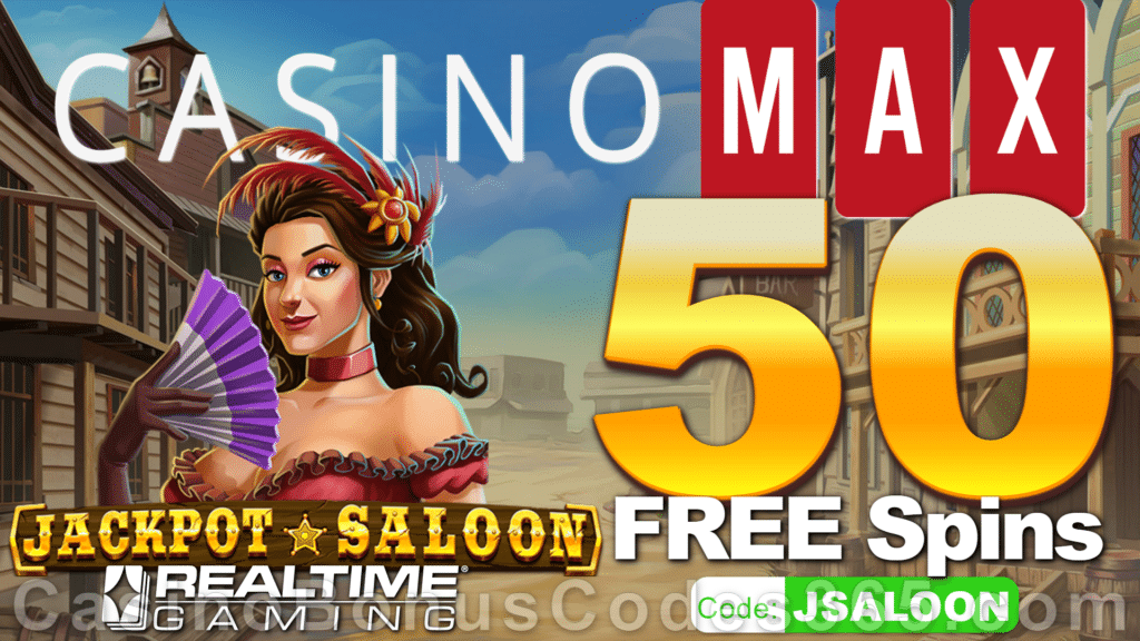 Casino Max 50 FREE Spins on Jackpot Saloon Special RTG Game No Deposit ...