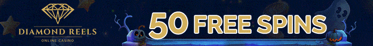 Diamond Reels Casino 50 FREE Spins on RTG Spooky Wins Exclusive No Deposit Sign Up Offer