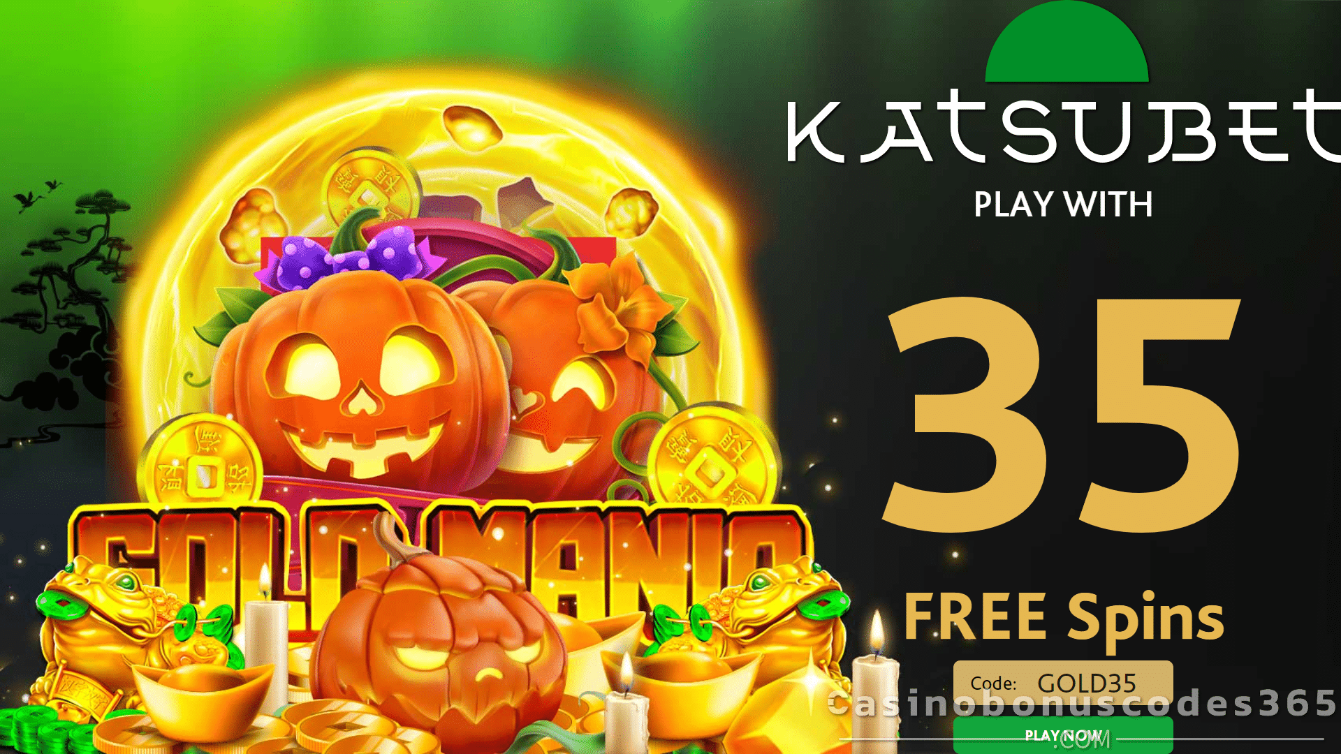 Katsubet 35 FREE Gamzix Gold Mania Spins No Deposit Exclusive Welcome Offer