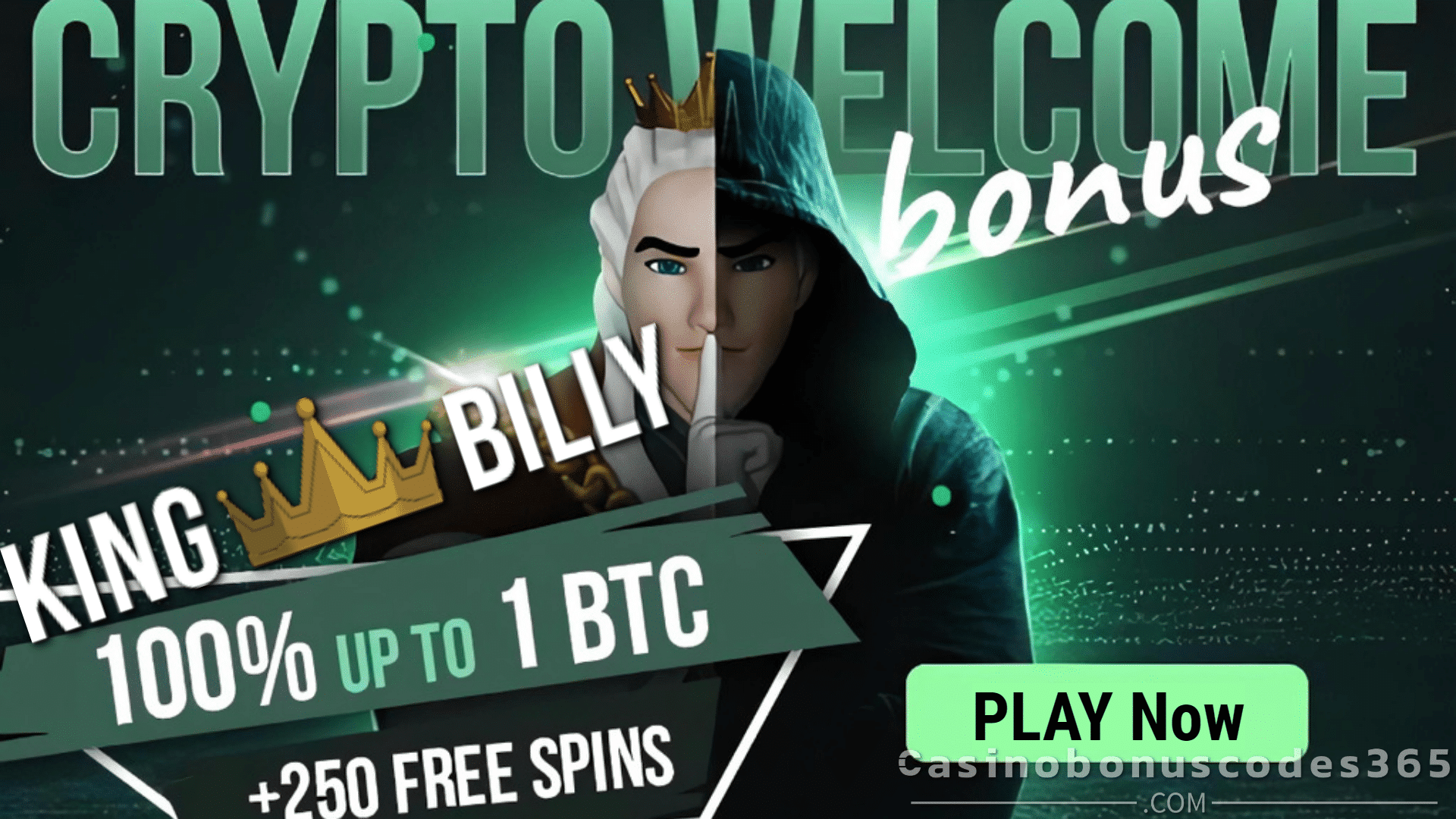 King Billy Casino 100% Crypto Bonus