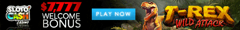 SlotoCash Casino T-Rex Wild Attack New SpinLogic Gaming Game LIVE