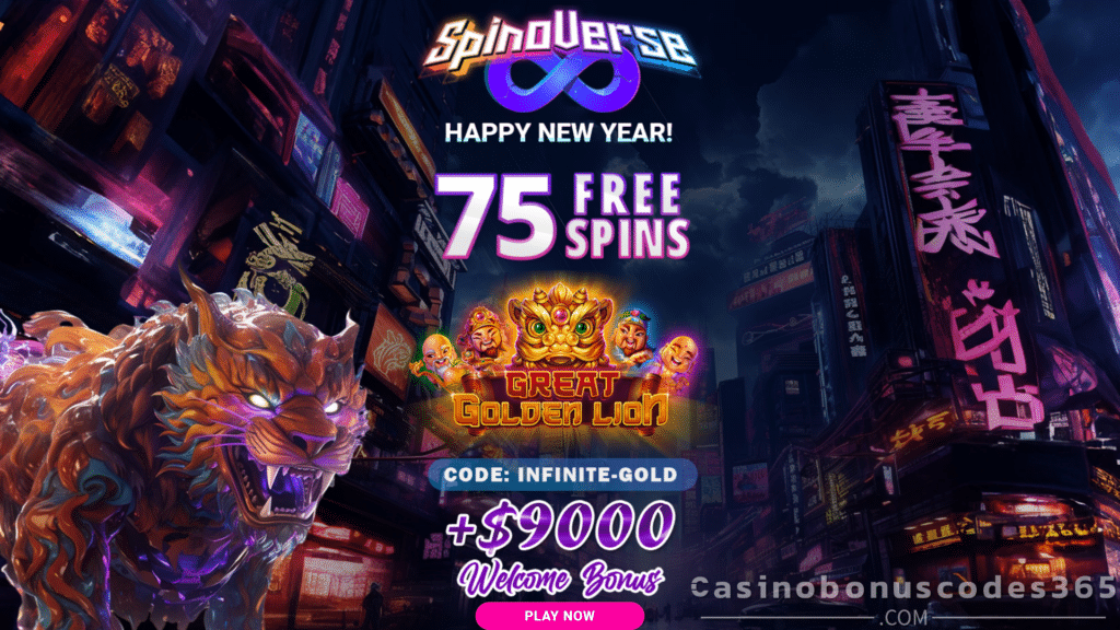 Get Your Hands on SpinoVerse's New Player Sign-Up Gift Pack: 75 FREE ...