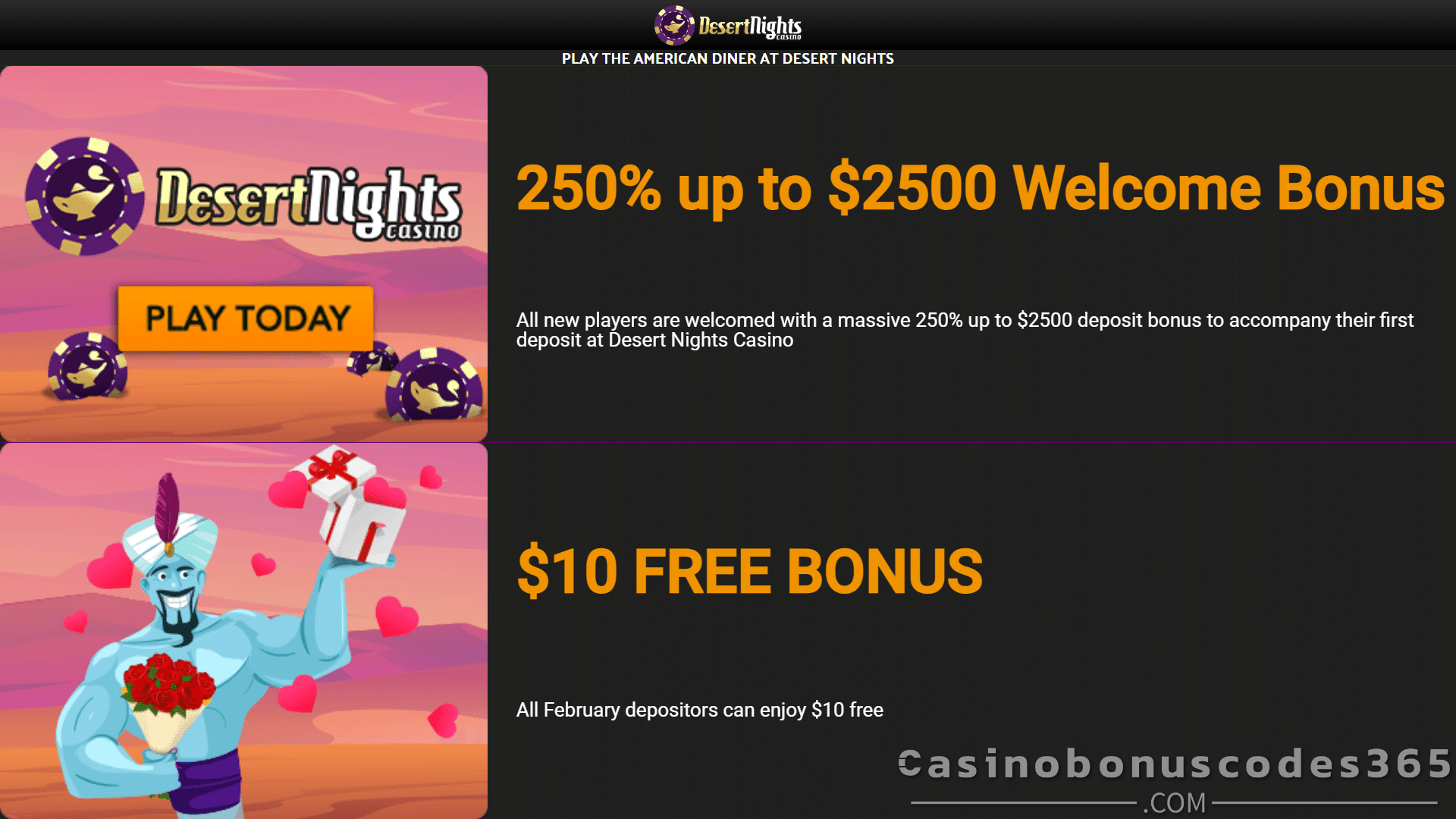 Desert Nights Casino All Treats No Tricks Halloween Bonus