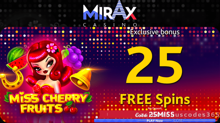 mirax casino free spins