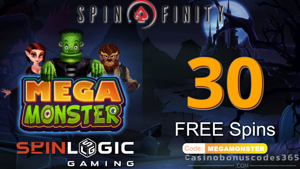 Spinfinity's No Purchase Welcome Offer: 30 FREE Spins on Mega Monster ...