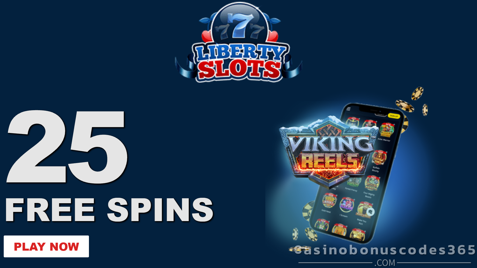 Liberty Slots Dragon Gaming Viking Reels FREE Spins