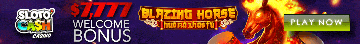 SlotoCash Casino Blazing Horse Promotion Banner