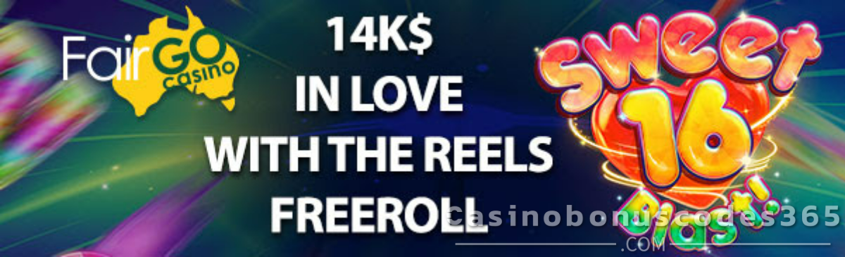 Fair Go $14000 In Love With The Reels Freeroll Valentine Tournament