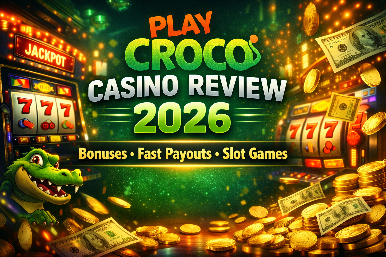 PlayCroco Casino Review – Bonuses, Games & Fast Payouts