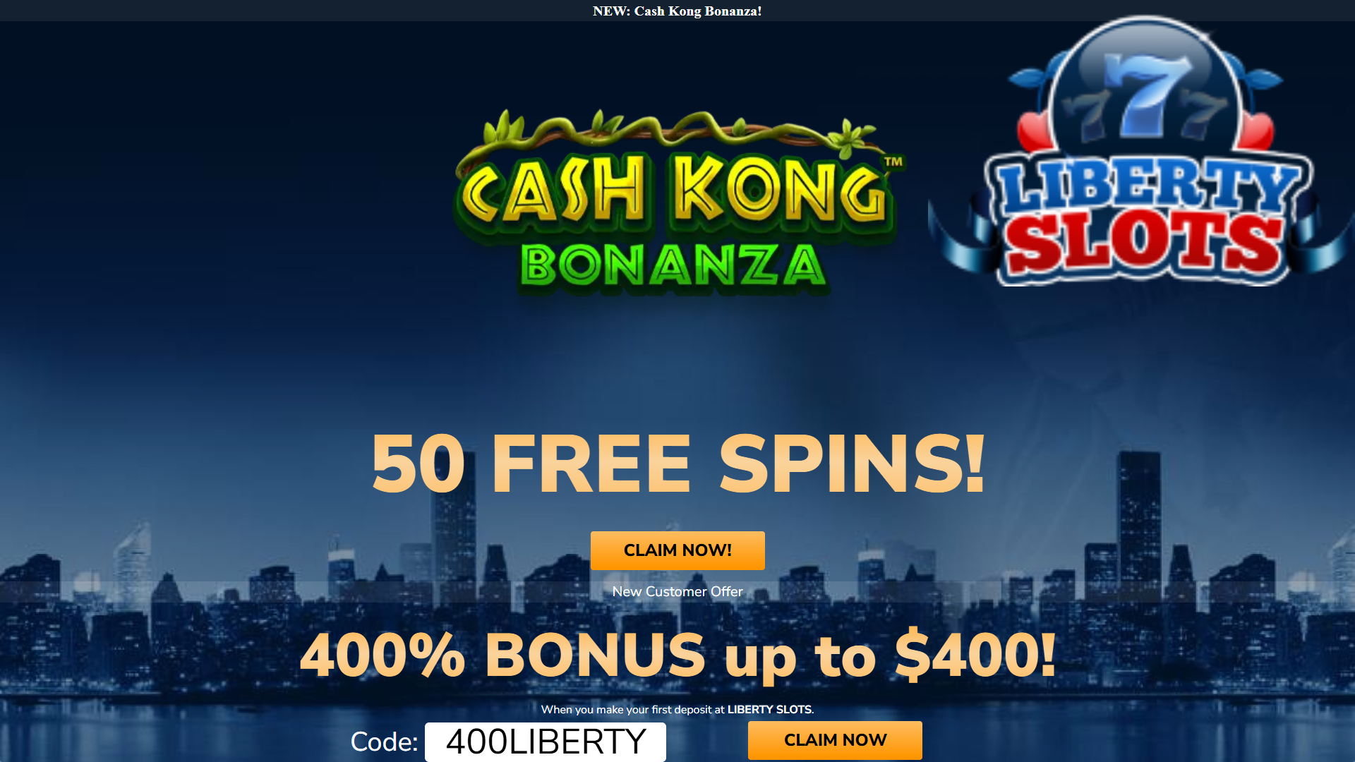 Liberty Slots 50 FREE Spins