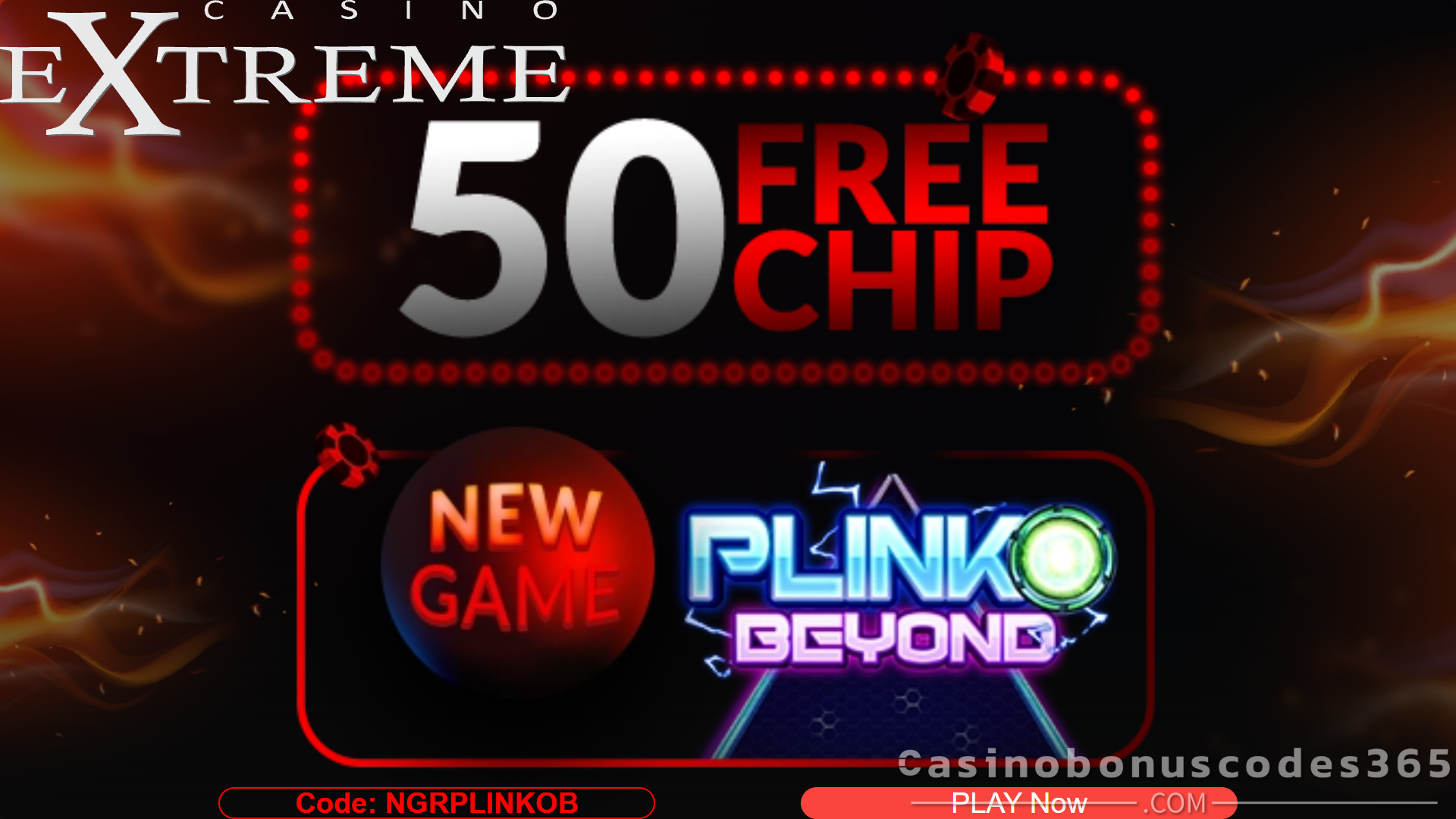 Casino Extreme $50 Free Chip on Plinko Beyond