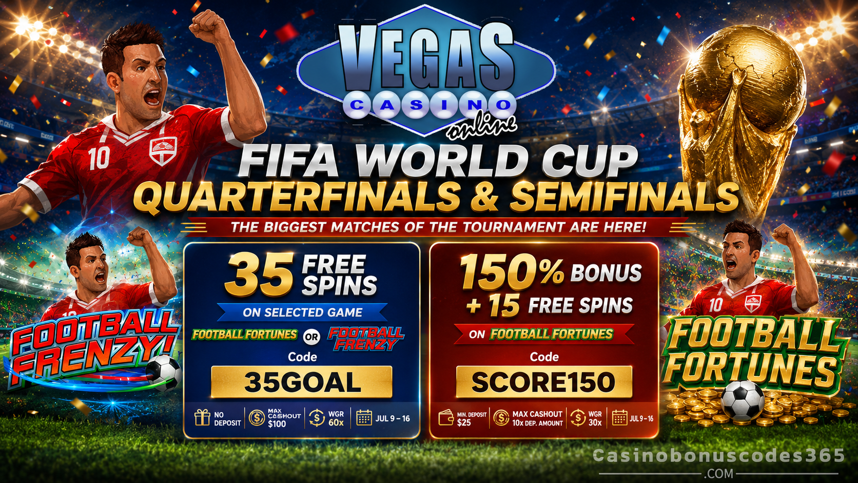 Vegas Casino Online Bonus Offer – 35 no-deposit FREE Spins