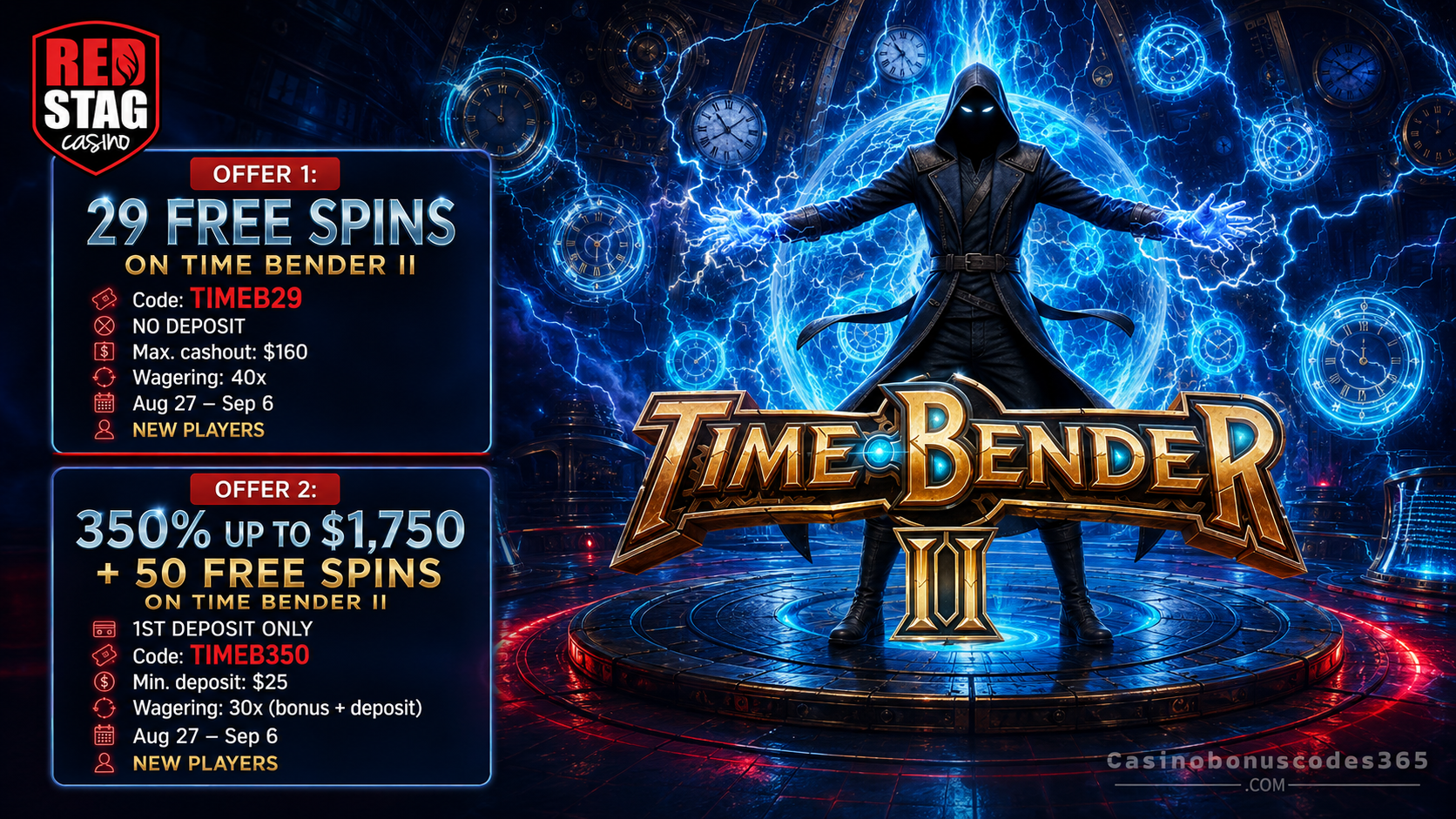Red Stag Bonus Offer – 29 no-deposit FREE Spins