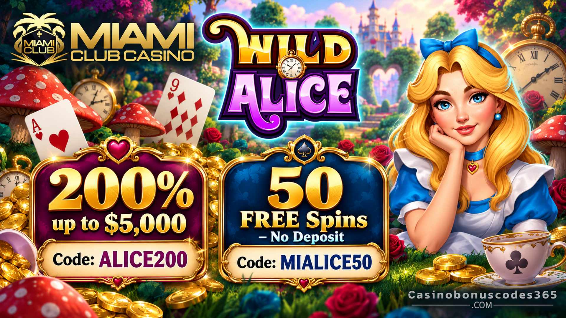 Miami Club Bonus Offer – 200% up to $5,000