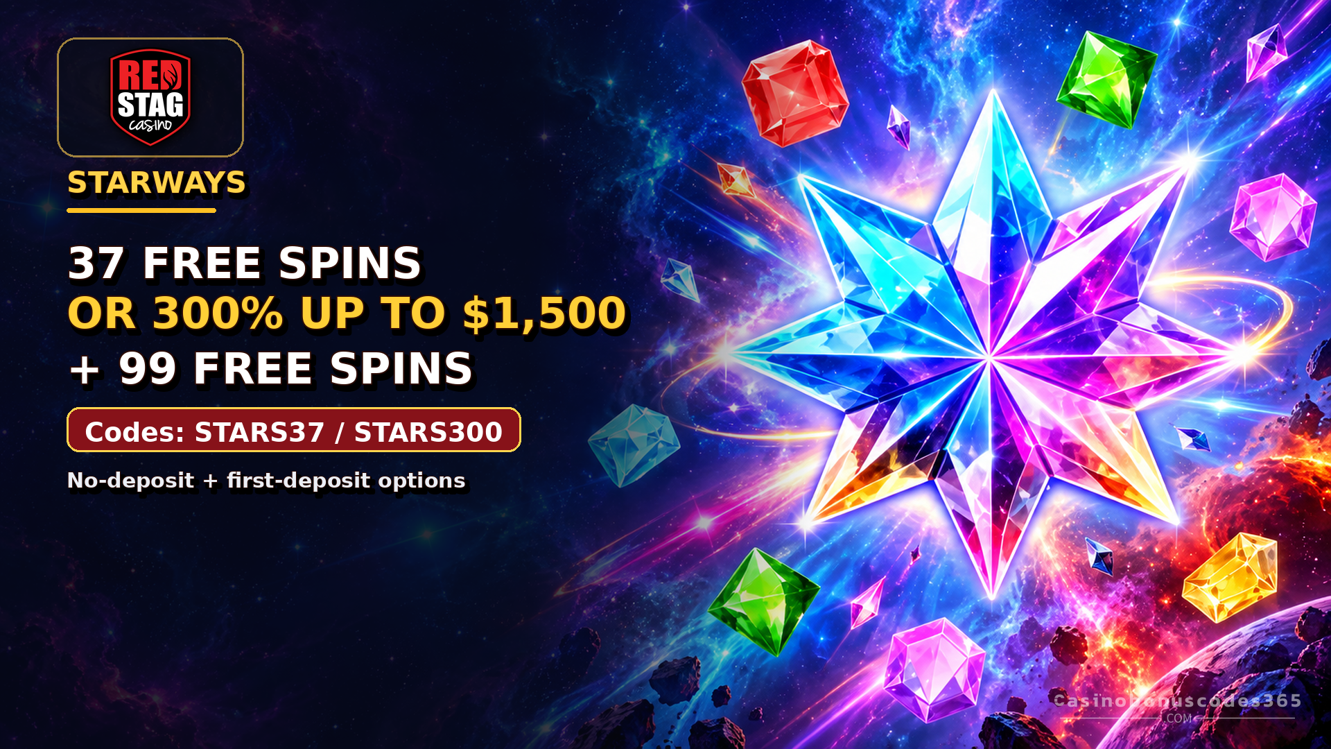 Red Stag 37 no-deposit FREE Spins