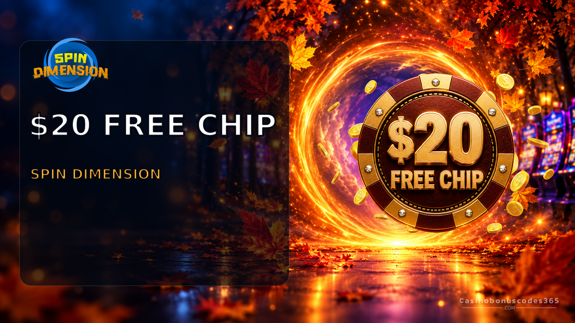 Spin Dimension Casino $20 Free Chip