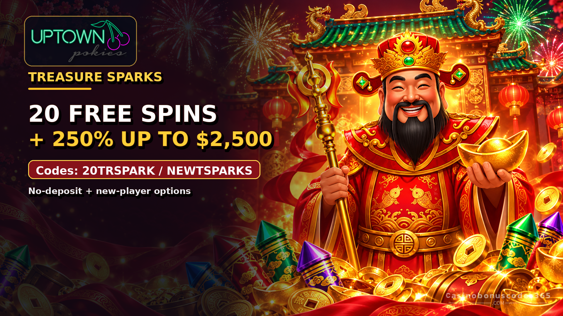 Uptown Pokies 20 no-deposit FREE Spins