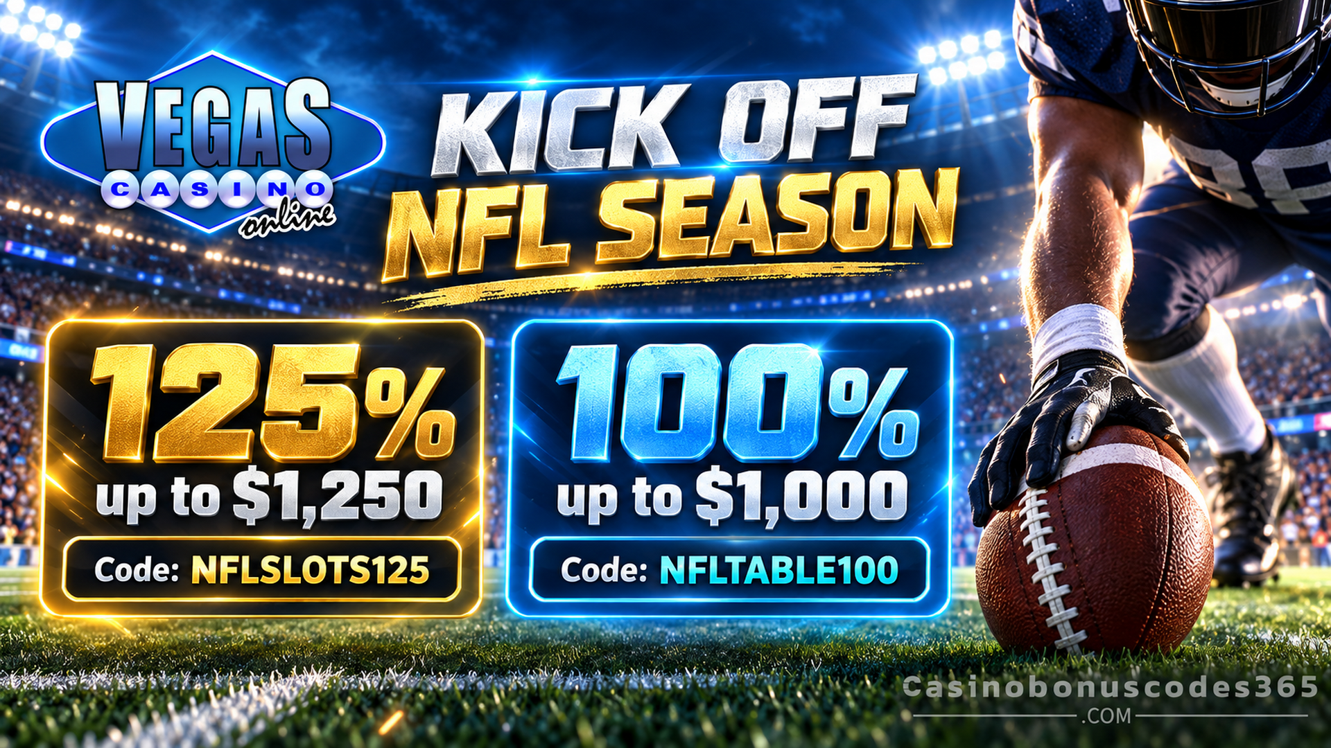 Vegas Casino Online Bonus Offer – 125% up to $1,250 for slots, keno and casual games