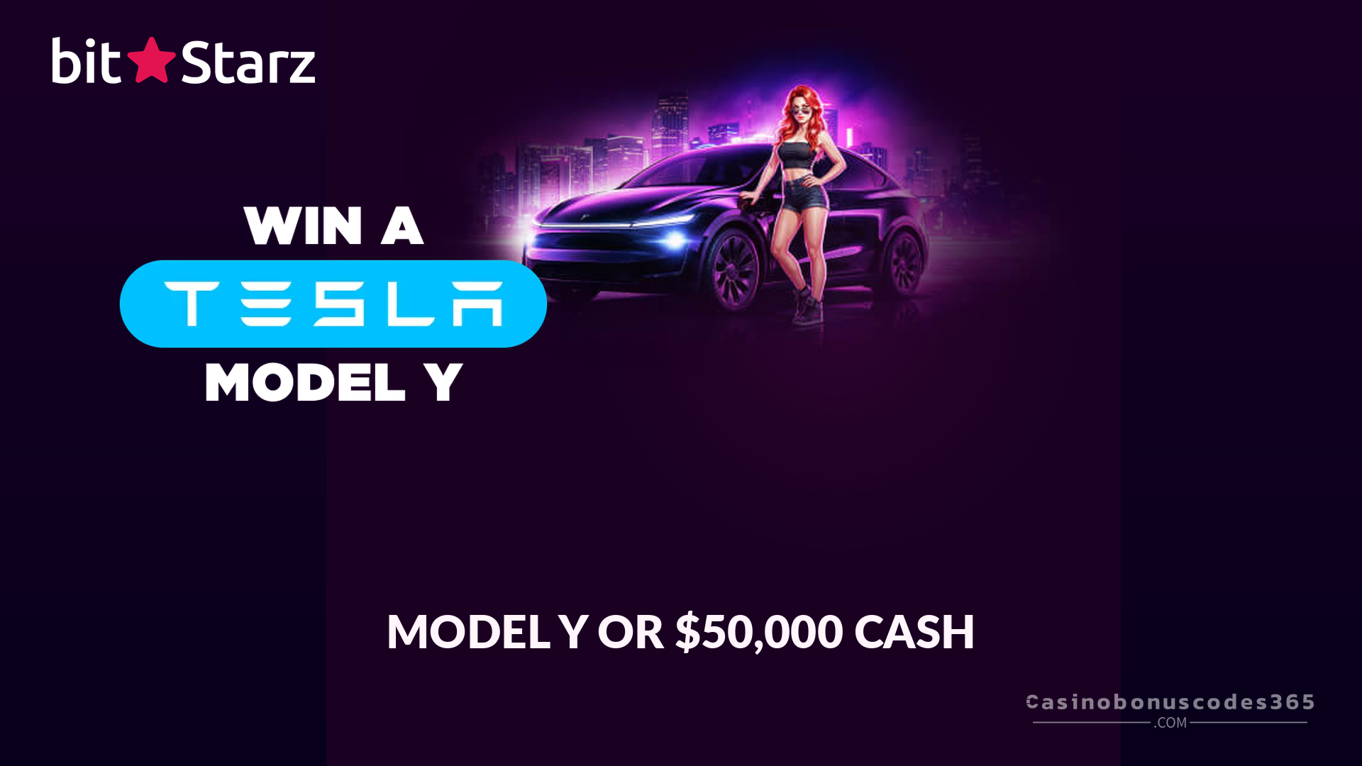 BitStarz Tesla Giveaway 2026: Model Y or $50,000 Cash