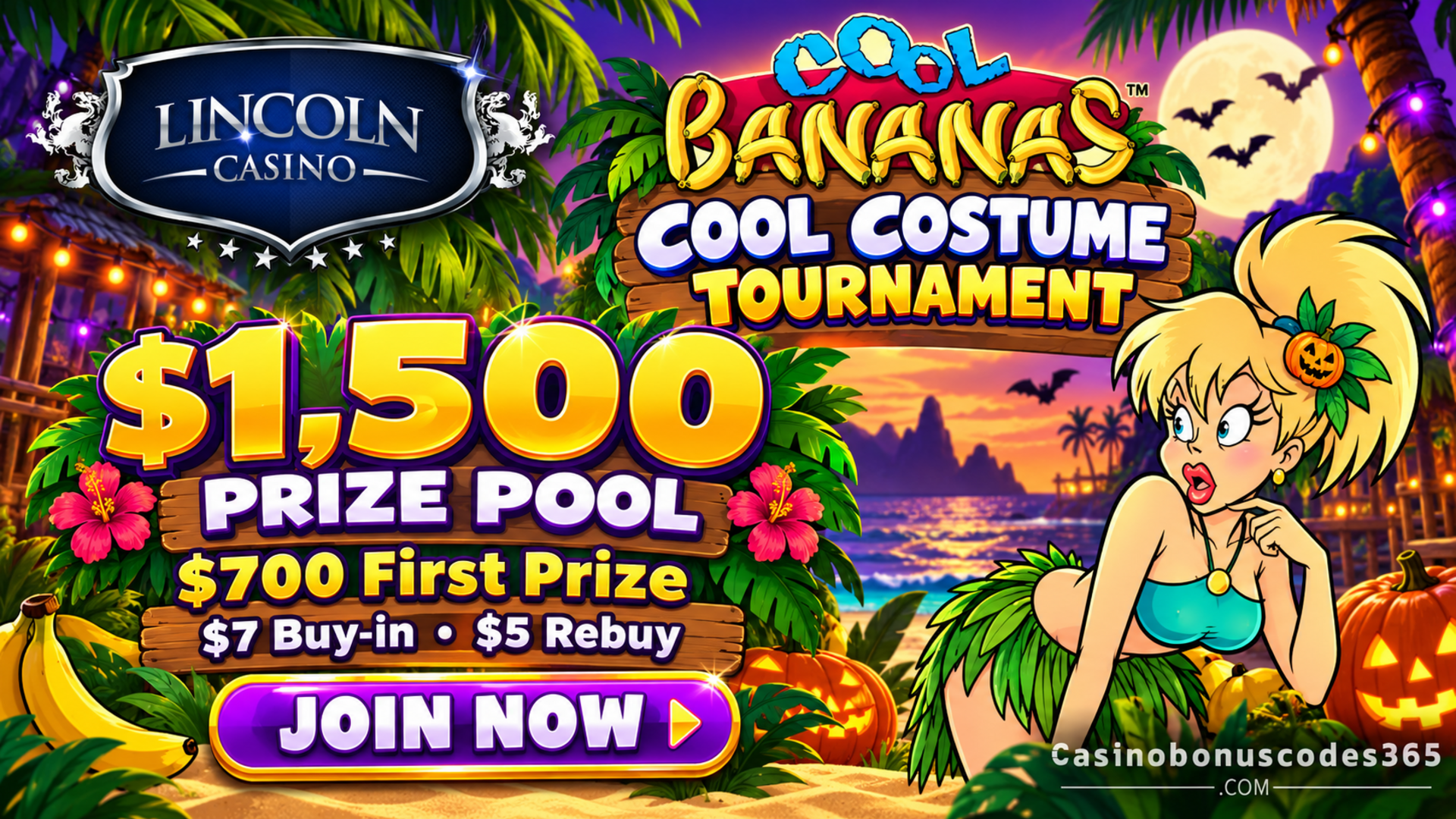 Lincoln Casino Cool Costume Tournament: $1,500 Prize Pool