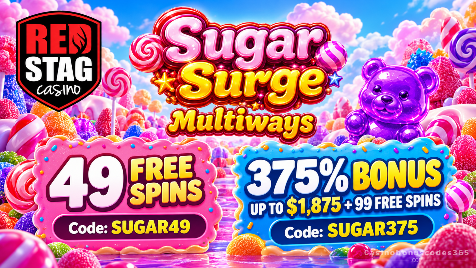 Red Stag 49 no-deposit FREE Spins