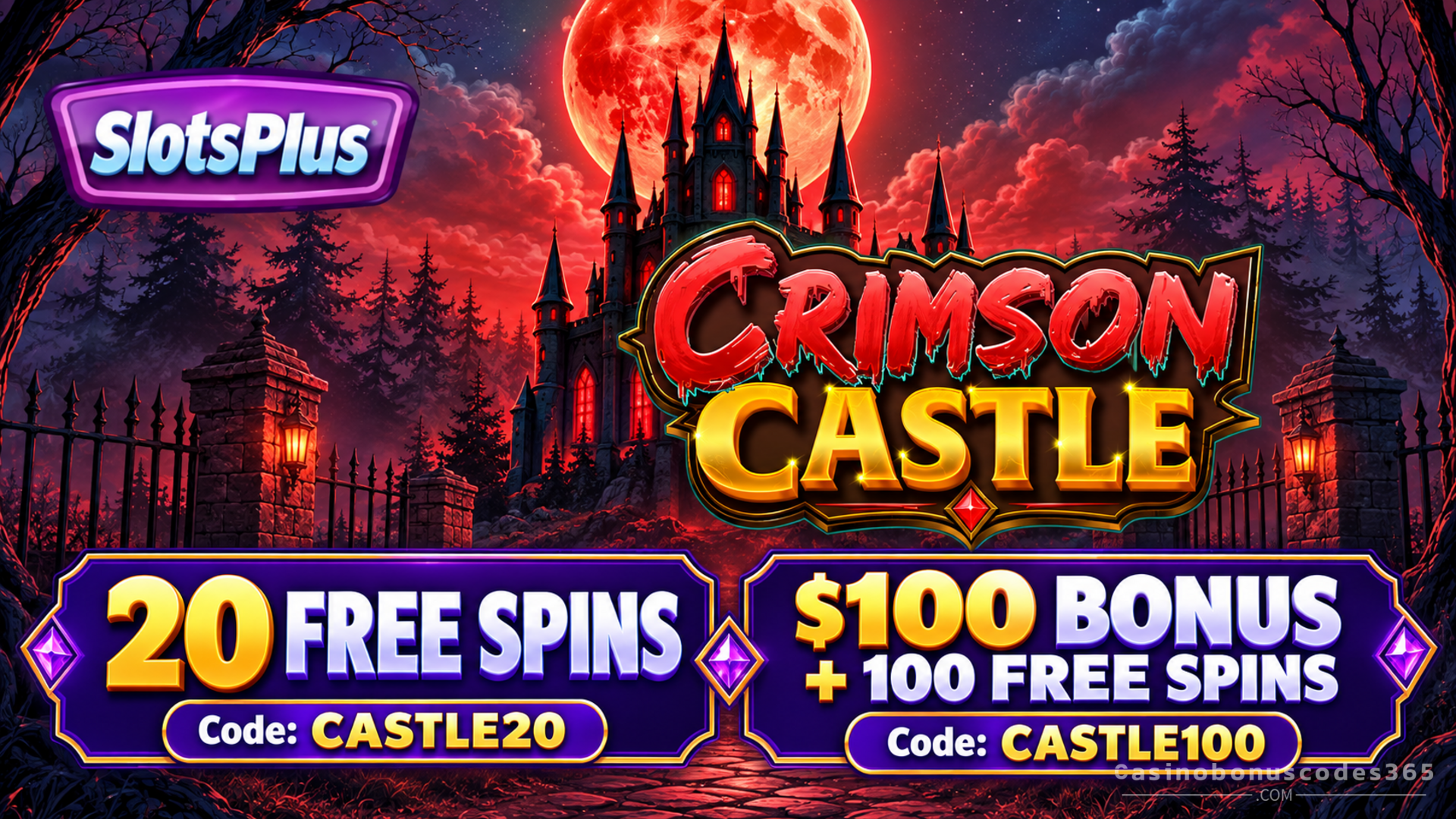 SlotsPlus 20 no-deposit FREE Spins